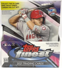 2021 Topps Finest MLB Baseball Hobby Box